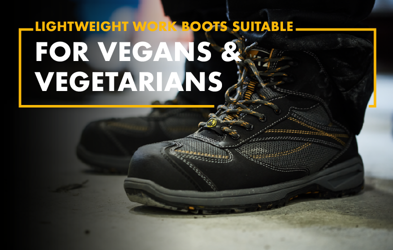 Steel toe shop vegan boots